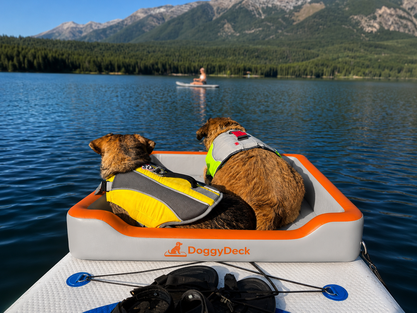 DoggyDeck™ Inflatable Paddleboard Platform